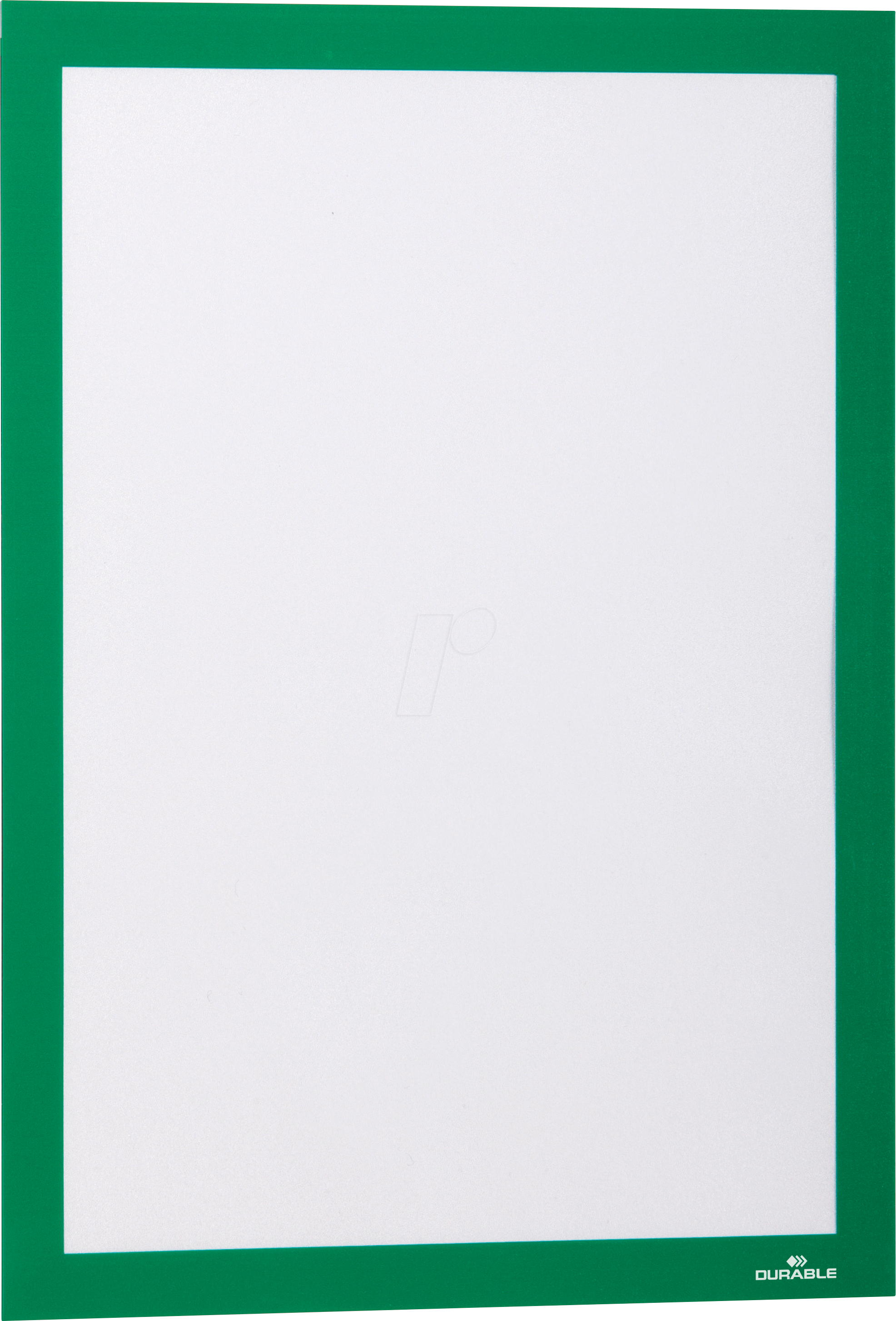 DURABLE 487205 - Info-Rahmen, A4, selbstklebend, aufklappbar, grün, 2 Stück