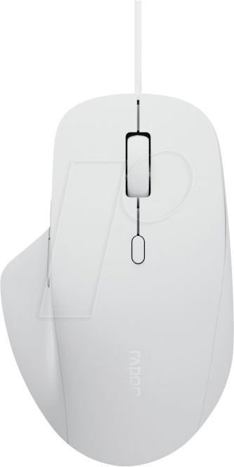 RAPOO N500 WS - Maus (Mouse), USB, weiß