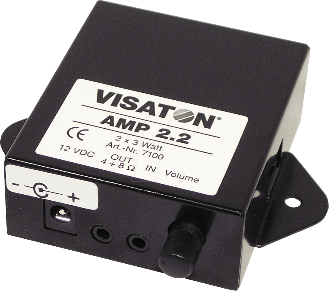 VIS AMP 2.2 - VISATON Stereo-Verstärker mit Pegelsteller