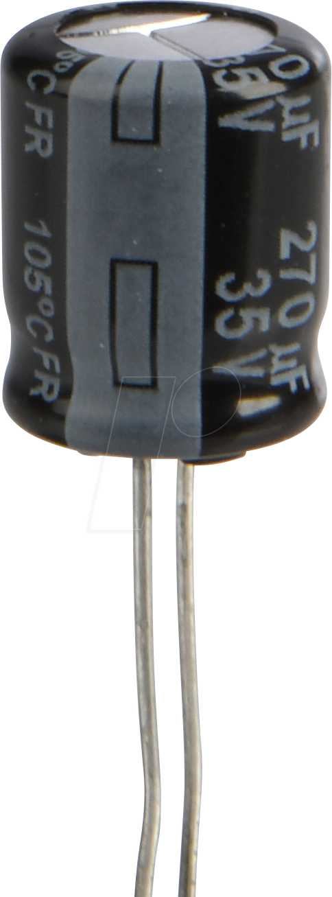 FR-A 270U 35B - Elko radial, 270µF, 35V, 105°C, low ESR