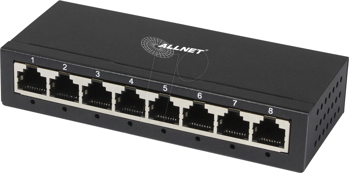 ALLNET ALLSG808 - Switch, 8-Port, Gigabit Ethernet