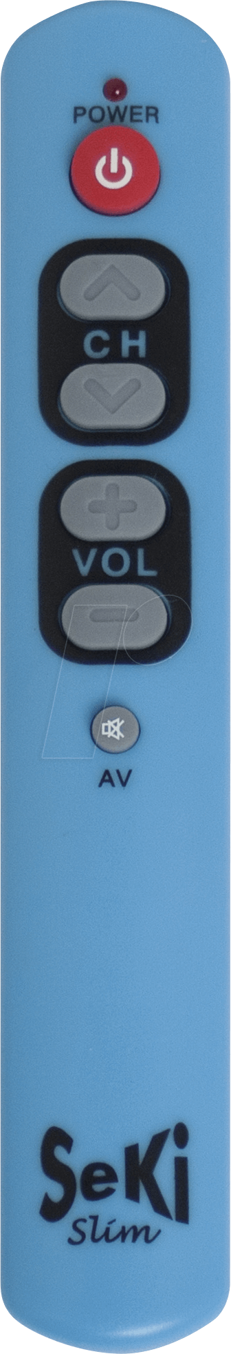 SEKI SLIM HB - lernfähige Universalfernbedienung, hellblau
