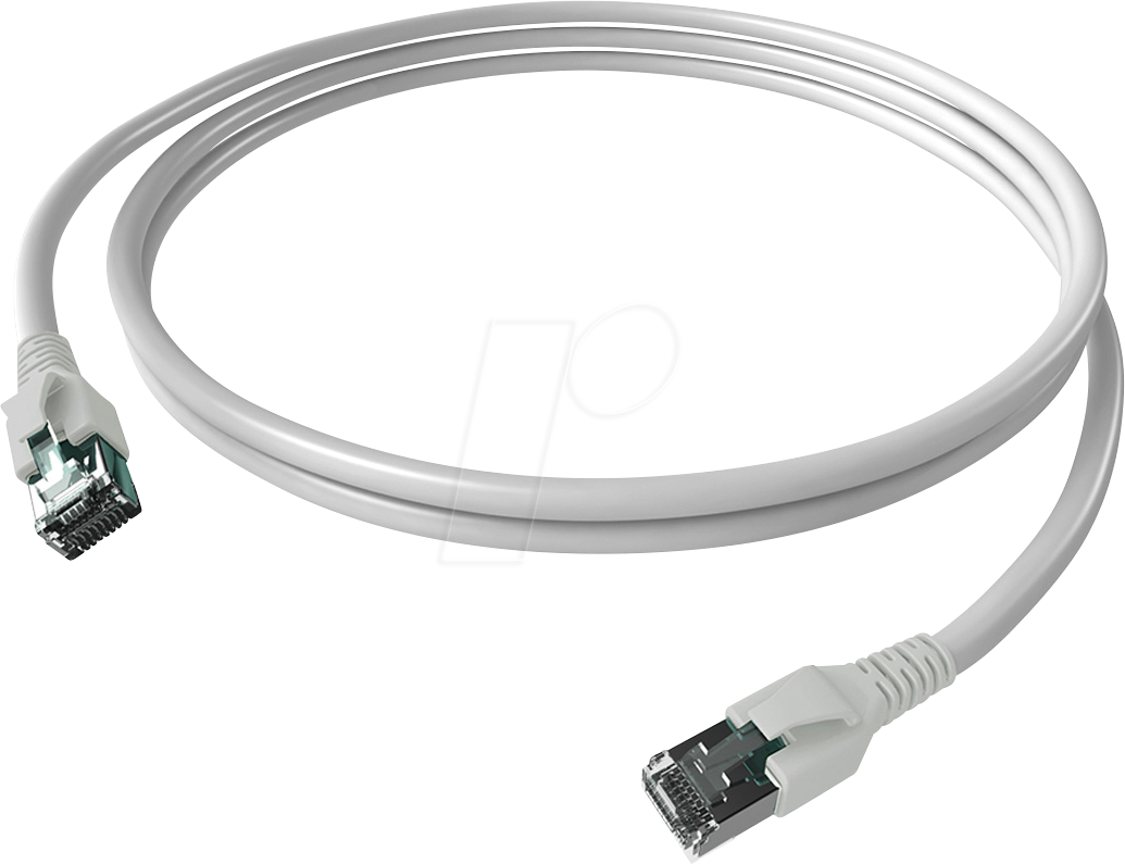 Thumbnail - CP1KWBWBW0020 - Cat.6a Patchkabel, S/FTP, FlexBoot, weiß, 2 m