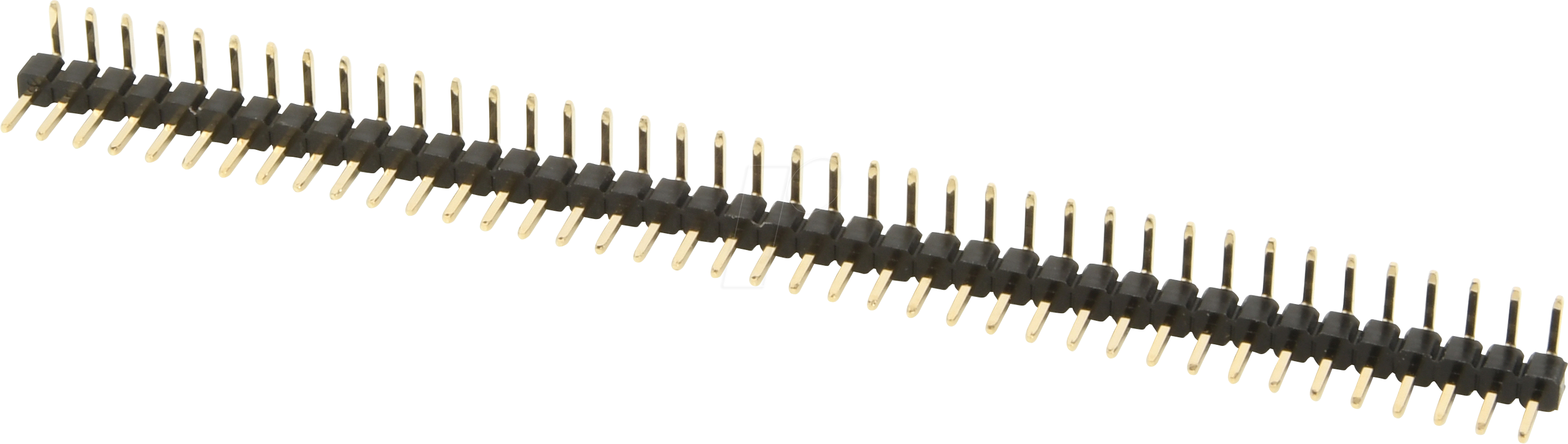 W+P 946-13-040 - Stiftleiste RM 2,54mm, gewinkelt, 1-reihig, 40-polig