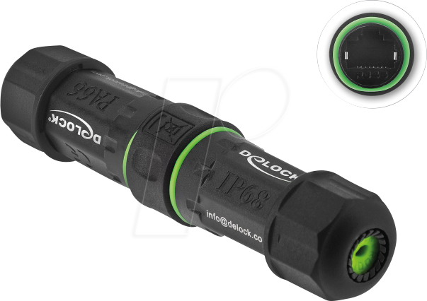 DELOCK 90098 - Kabelverbinder, Cat.6, IP68