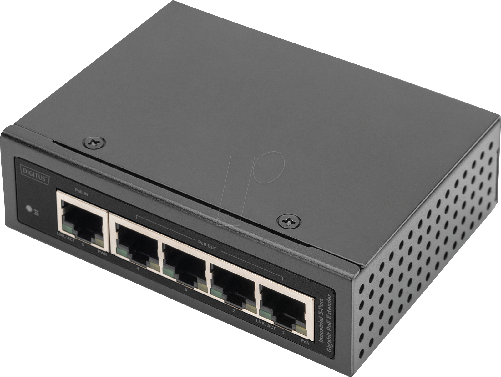 DIGI DN-651143 - Power over Ethernet Extender, 5-Port, Gigabit Ethernet