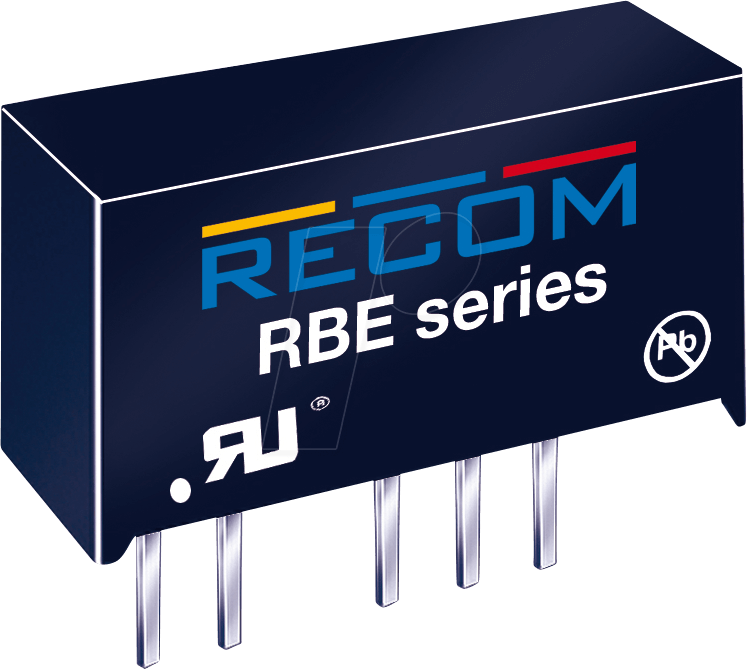 RBE-0505S - DC/DC-Wandler RBE, 1 W, 5 V, 200 mA, SIL-7, Single