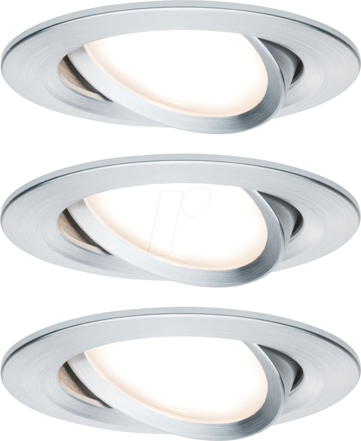 PLM 93903 - Einbauleuchte Nova Plus Coin, 6 W, 2700 K, 50°, rund, 3er Set