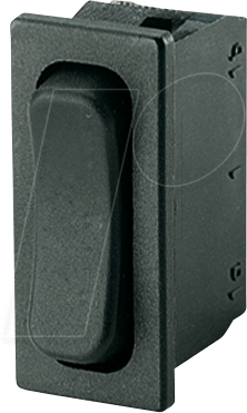 WIPPE 1838.3402 - Wippschalter, 1x UM, schwarz