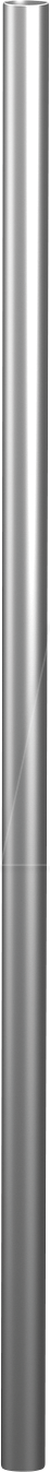 XVZ800 - Rohr, XV4/XV6/XVB7, modular, Aluminium, Höhe 800mm, silber