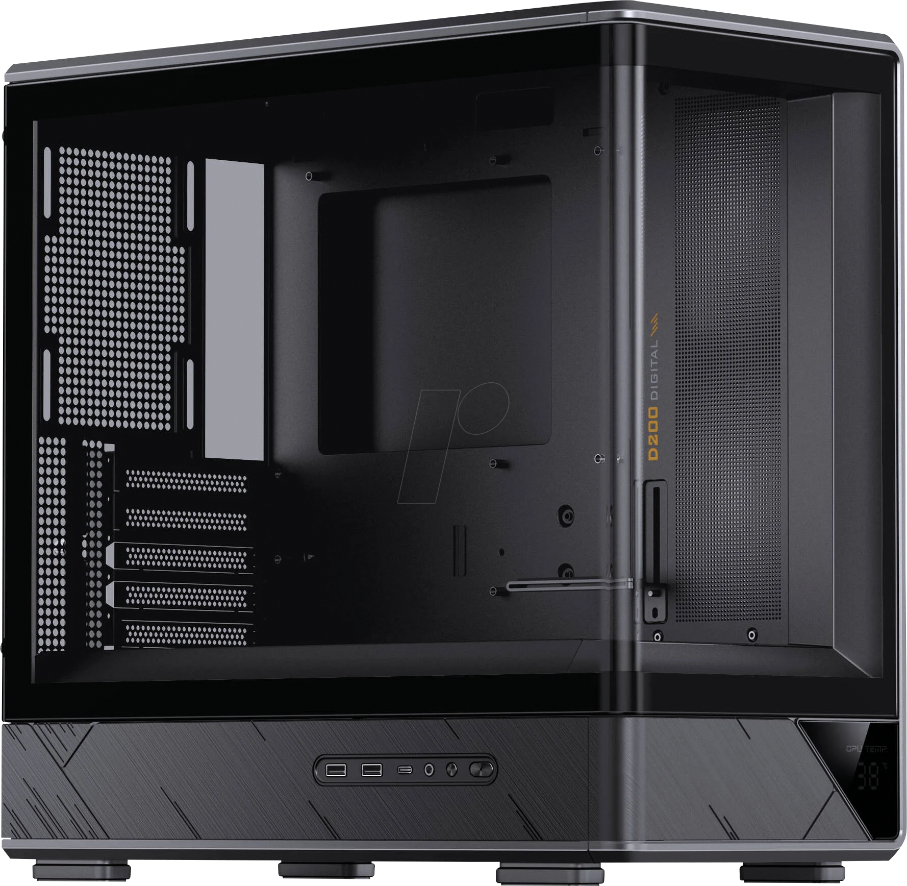 JNB 55058 - Jonsbo D200 Midi-Tower, mATX, Tempered Glass