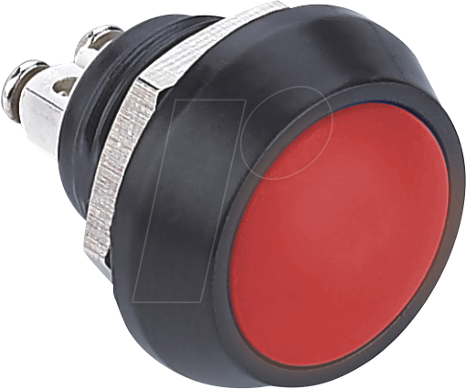 VS GQ12B-10RA - Drucktaster, Ø 17,5/12 mm, 2A-36 VDC, rot