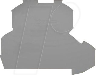 WAGO 2002-2291 - Abschluss- und Zwischenplatte, für WAGO 2002-22