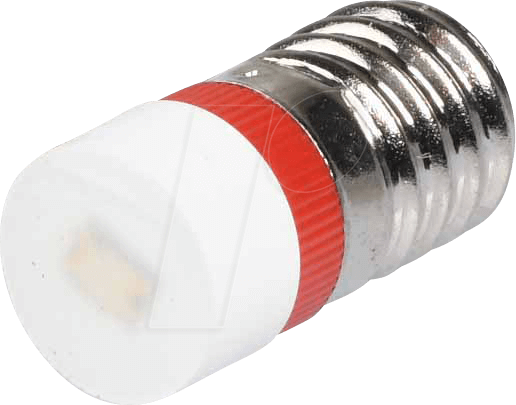 MWCE 22029 - Reflektor-LED, E10, rot, 12 V, 140 mcd, Ø9,7 mm, 160°