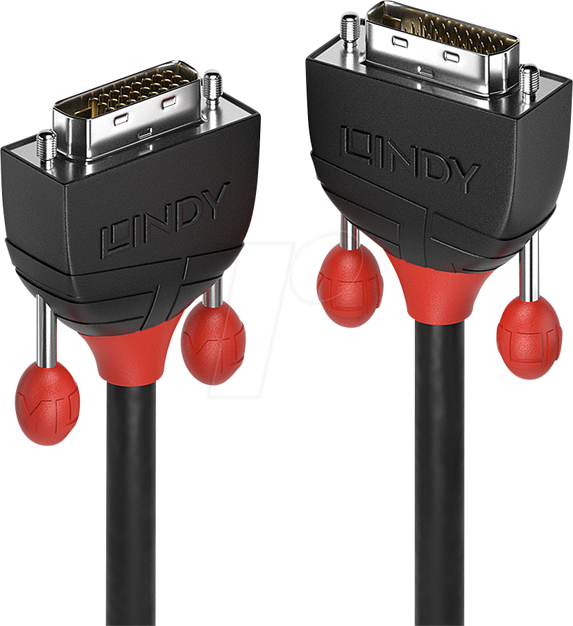 LINDY 36251 - Kabel Monitor DVI-D Dual Link 1,0 m