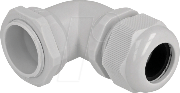 DELOCK 60338 - Kabelverschraubung 90° gewinkelt PG29, gr