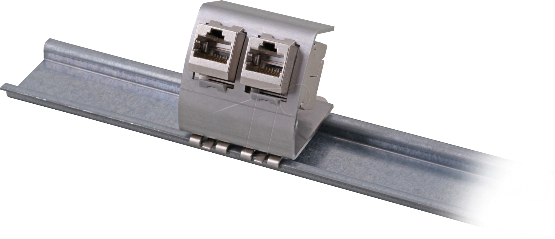 EFB ET-251842V2 - Keystone Halterung, 3 Port, Hutschiene