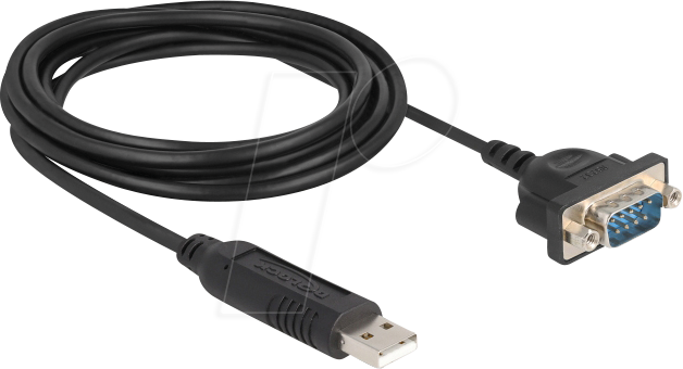 DELOCK 67321 - Adapterkabel USB 2.0 zu Seriell RS232, 1,8 m