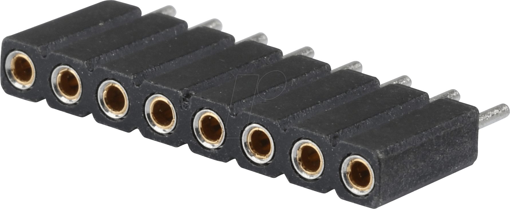 MPE 115-1-008 - Präz.-Buchsenleisten 2,54 mm, 1X08, gerade