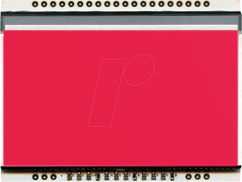 EA LED68X51-R - LED-Beleuchtung für EA DOGL128-6, 55 x 36 mm, rot