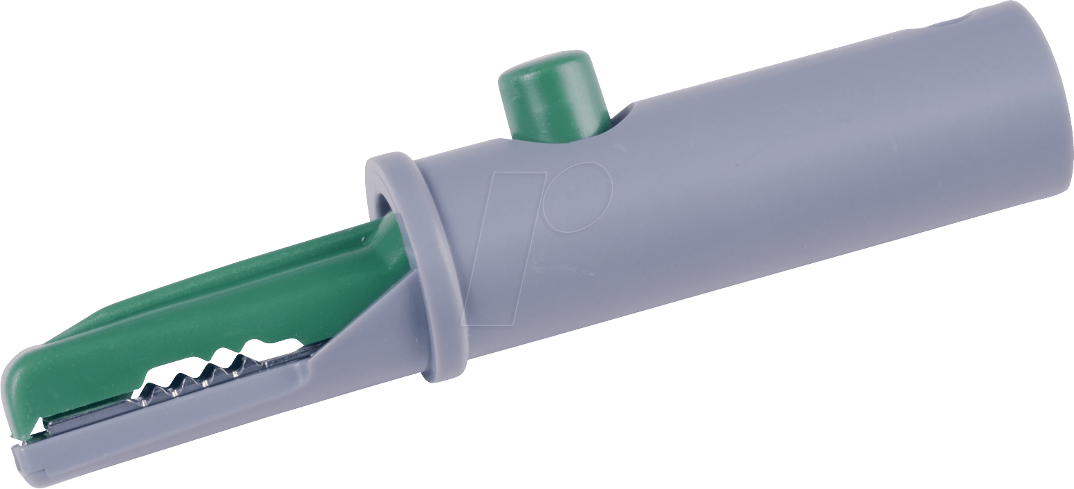 AK 10 GN - Abgreifklemme, 4 mm, grün