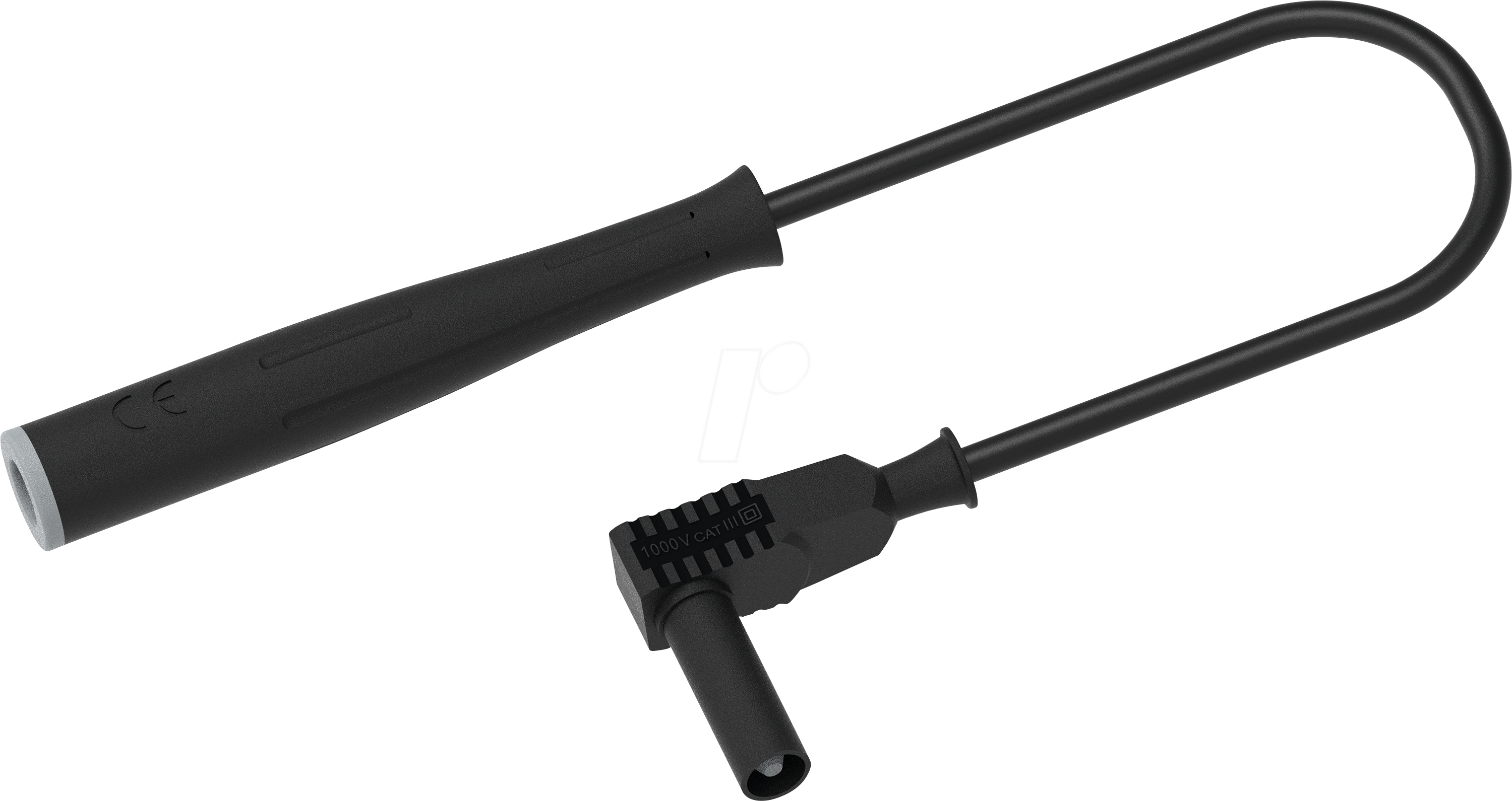 PJP EVF6-IEC-N - Messleitung für E-Fahrzeuge, CCS2 / Typ 2, 6 mm / 4 mm, schwarz