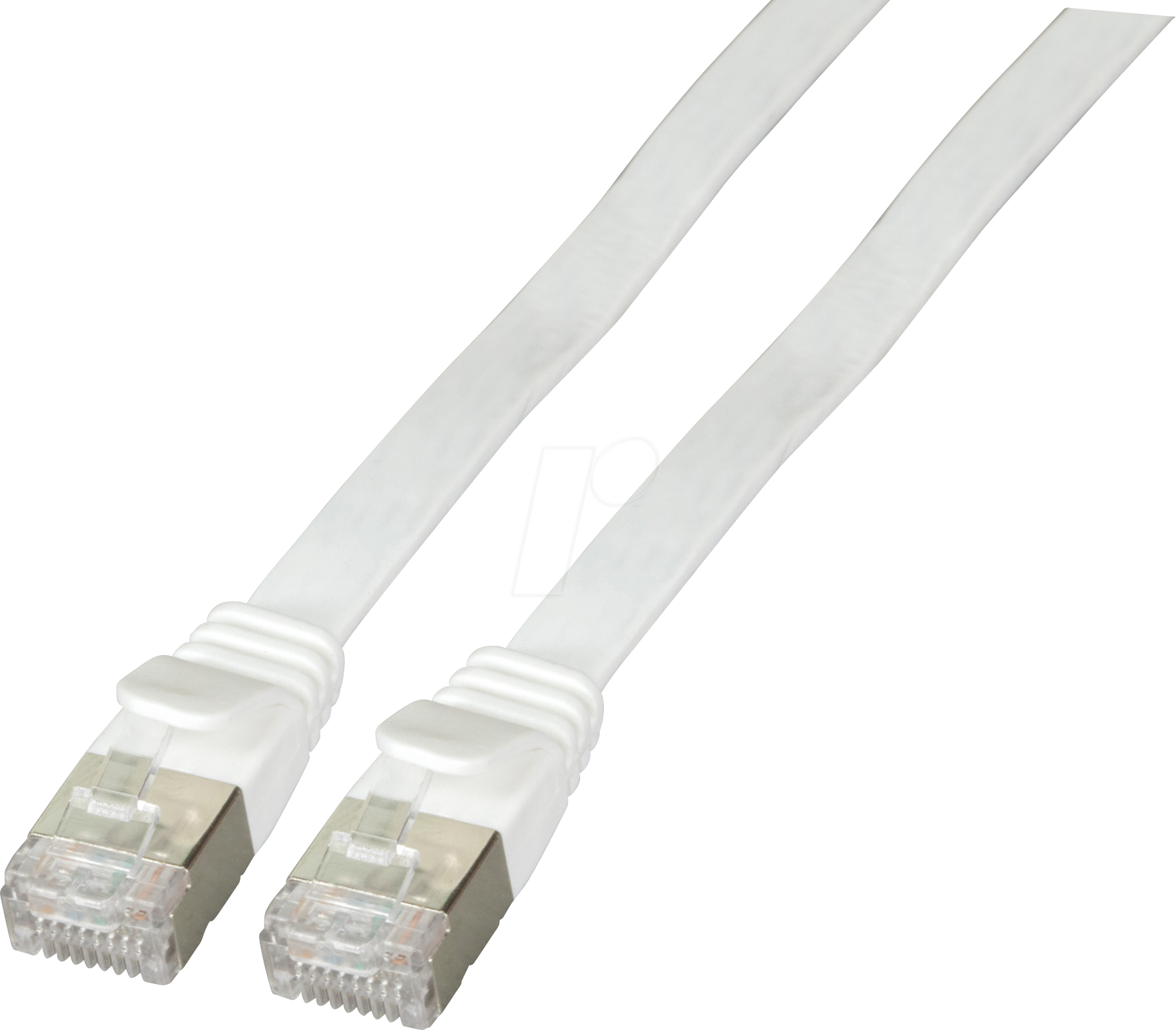 Thumbnail - EFB K5545WS.1 - Cat.6a Flachpatchkabel, U/FTP, 1 m, weiß