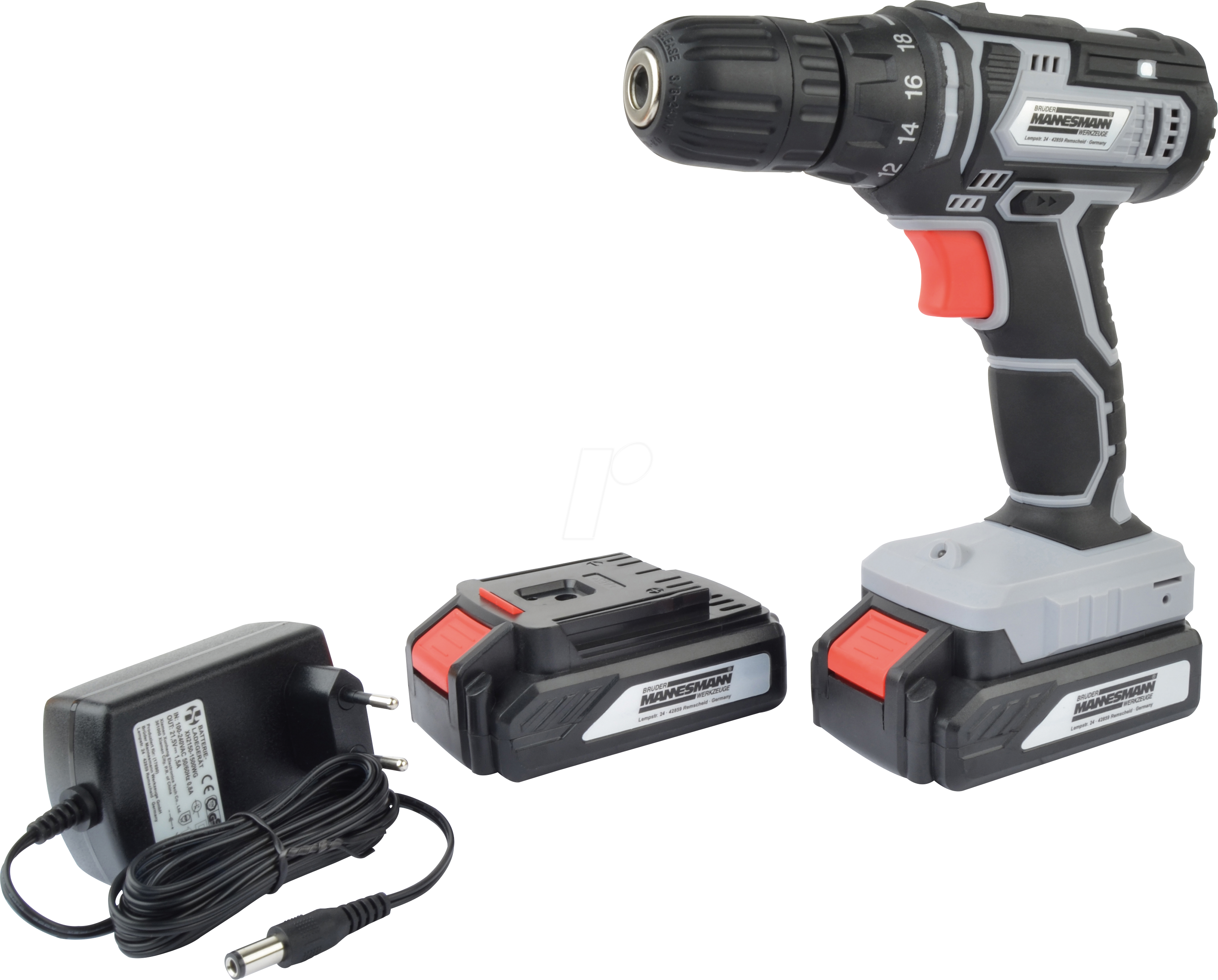 Thumbnail - MAN 17690 - Akku-Bohrschrauber 20 V mit 2 Akkus