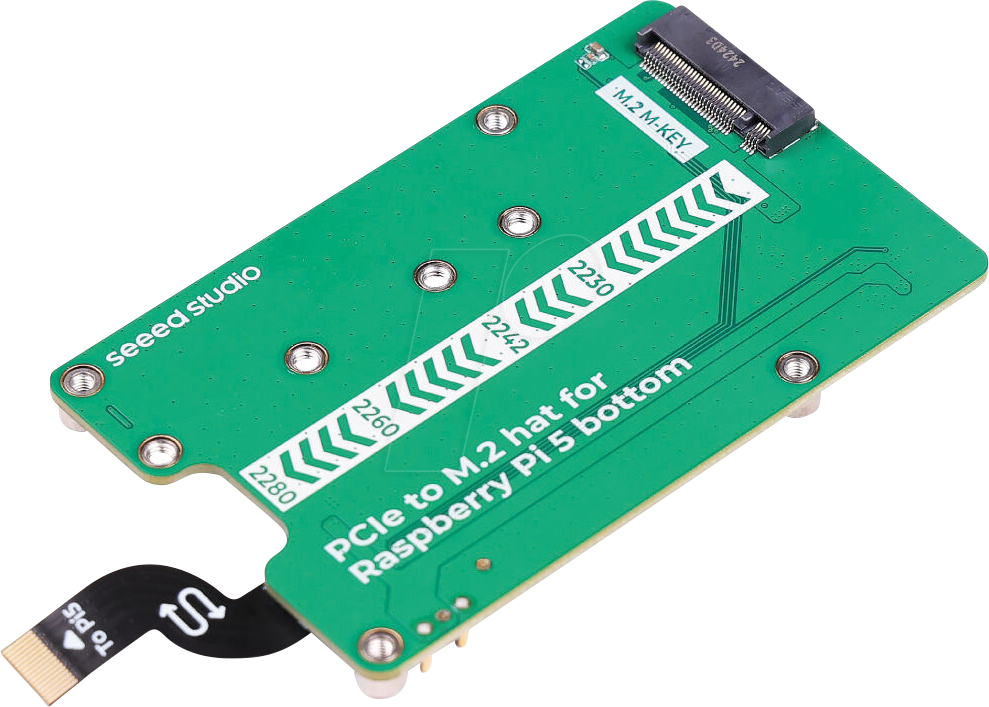 RPI5 PCIE 2 M.2 - Raspberry Pi - PCIe zu M.2 für Raspberry Pi 5