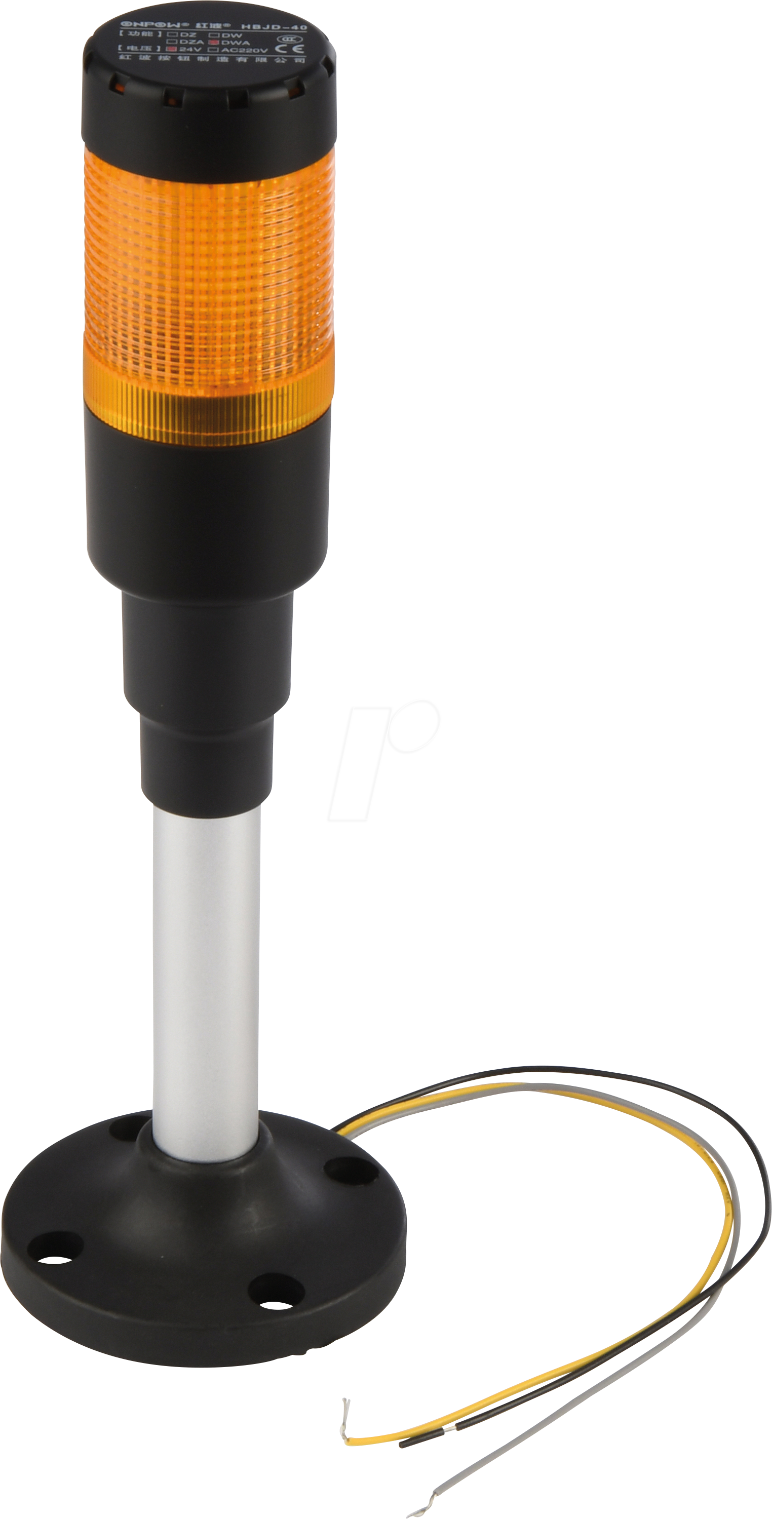 HBJD-DWA1Y24B - Signalampel, Summer, gelb, LED, 24 V AC/DC