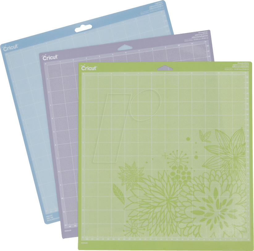 CRICUT 2003546 - Schneidematte, standard klebend, 305 mm x 305mm, 3 Stück