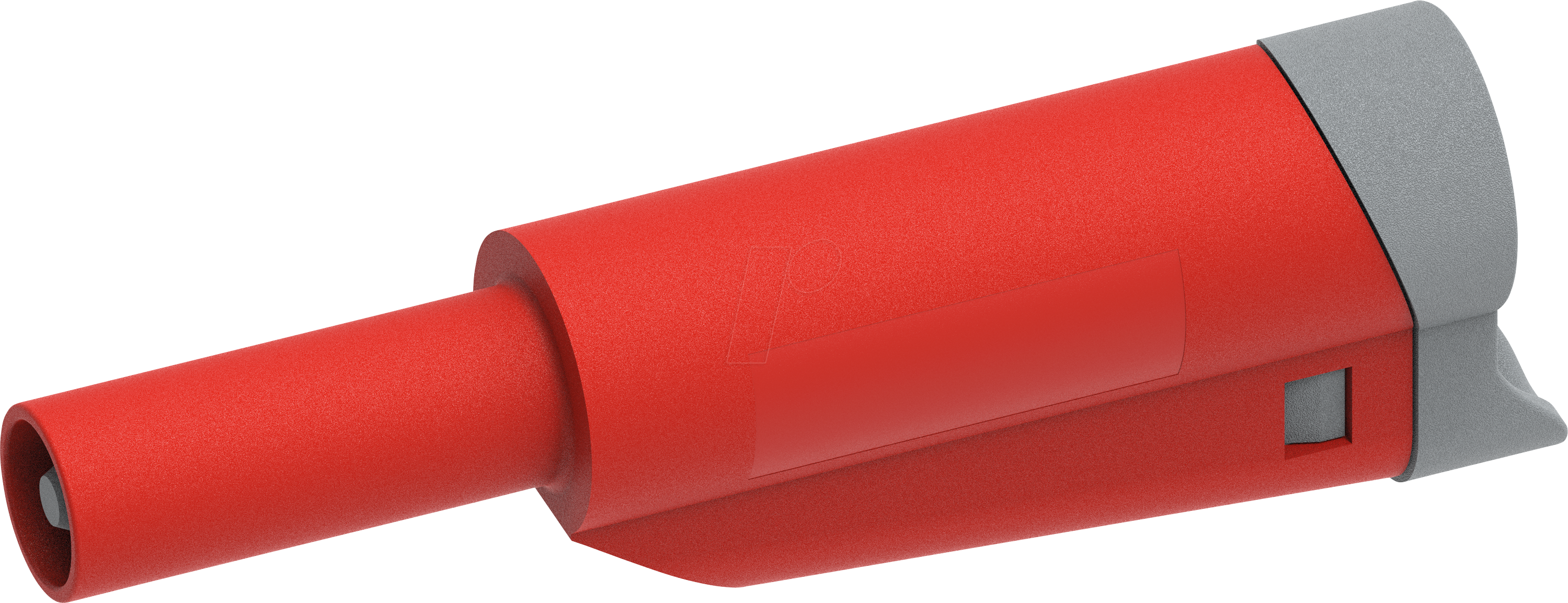 PJP 1076-R - DIY Bananenstecker, 4 mm, stapelbar, rot