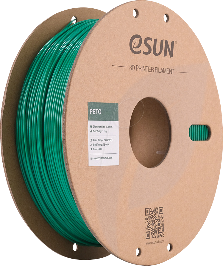 ESUN 72262157 - Filament, PETG, 1,75 mm, grün, 1 kg