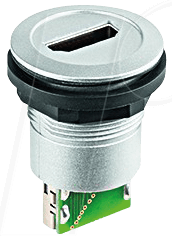 RRJ HDMI STB - HDMI-Buchse auf Buchse - silber