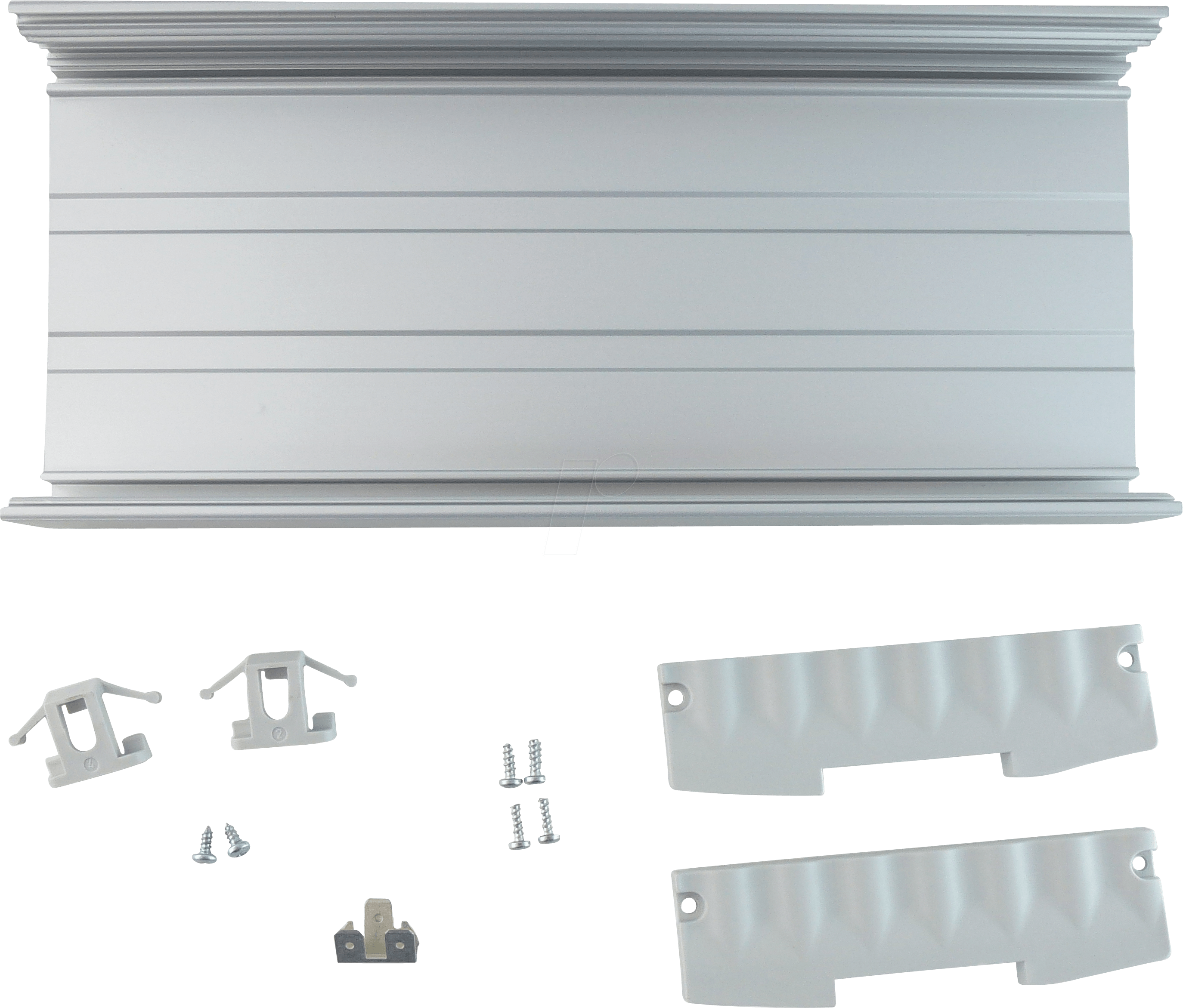 PIXTEND2 L CASE - Gehäuse für PiXtend V2 -L-, Hutschiene, silber