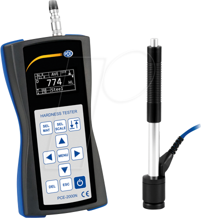 PCE 2000N - Härteprüfgerät für metallische Werkstoffe PCE-2000N
