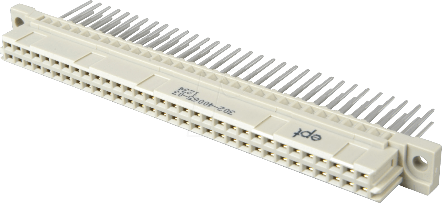 FL-B 64G13 - Federleiste 64-pol, gerade-13mm, A-B