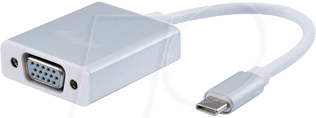 EQUIP 133451 - USB Type-C zu HD15 VGA Buchse, Adapter