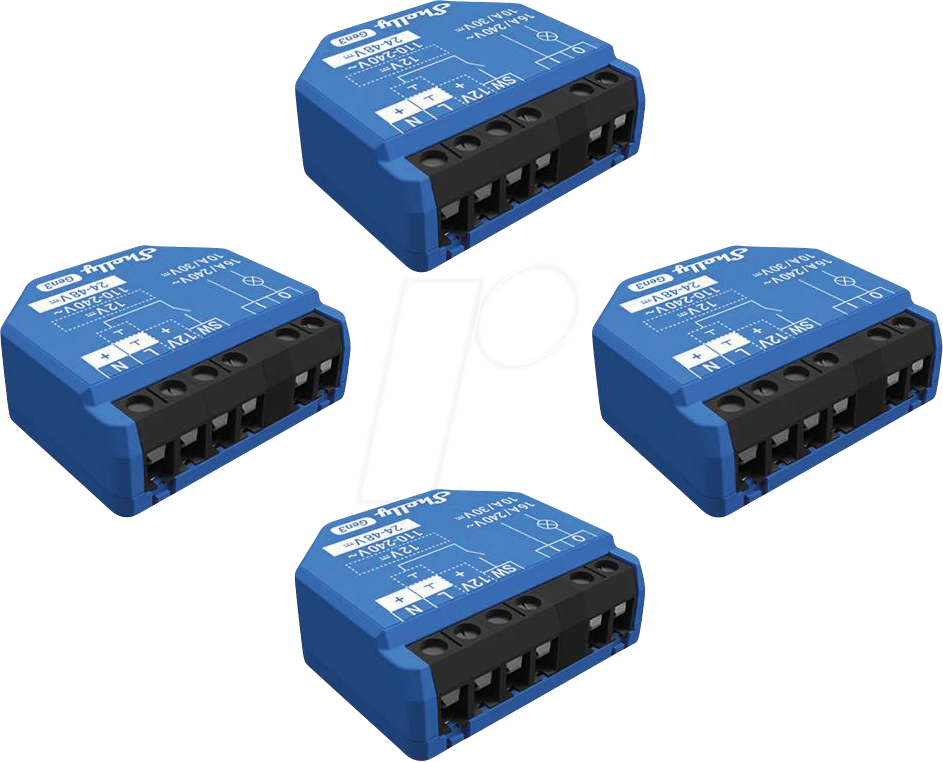 Thumbnail - SHELLY 1 G3-4 - Shelly 1 Gen3, 4er Pack