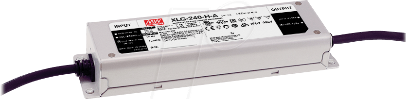 MW XLG-240-H-AB - LED-Trafo, 240 W, 60 V DC, 4900 mA, dimmbar, 3-in-1