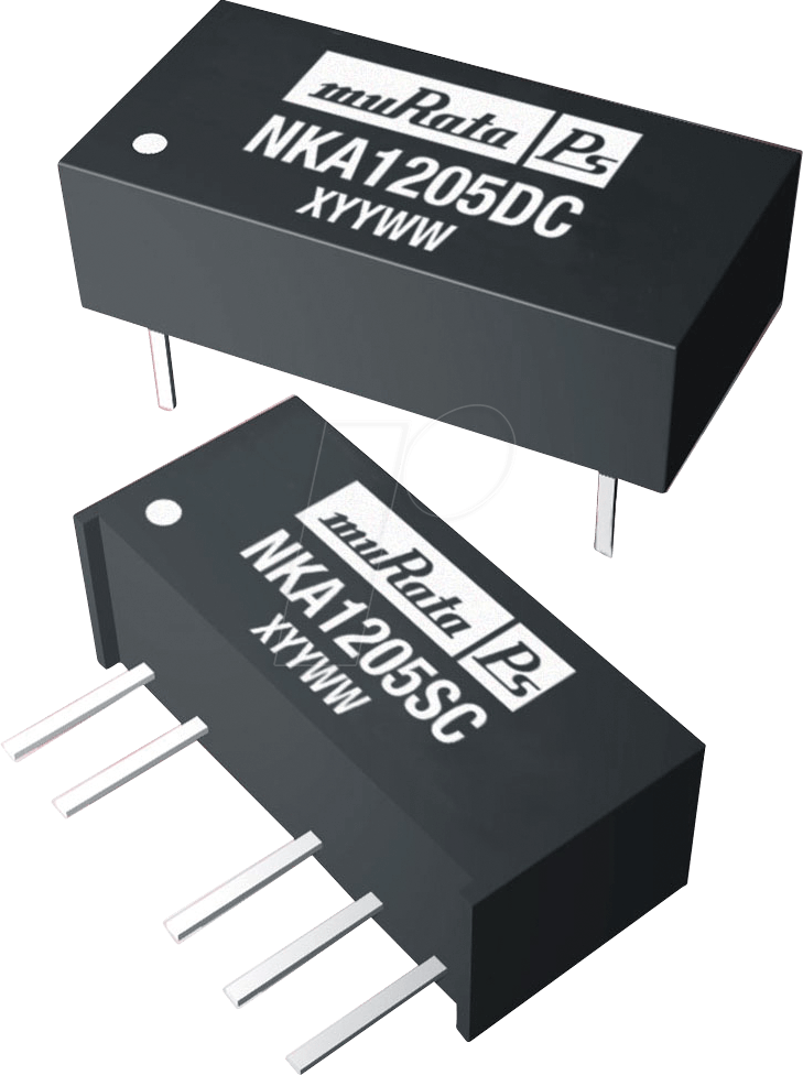 NKA0505SC - DC/DC-Wandler NKA, 1 W, 5 V, 100 mA, DIL, Dual