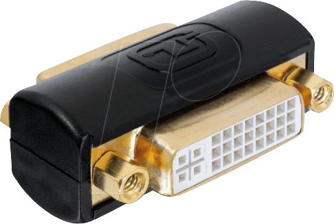 DELOCK 65225 - DVI Adapter, DVI Buchse auf DVI Buchse