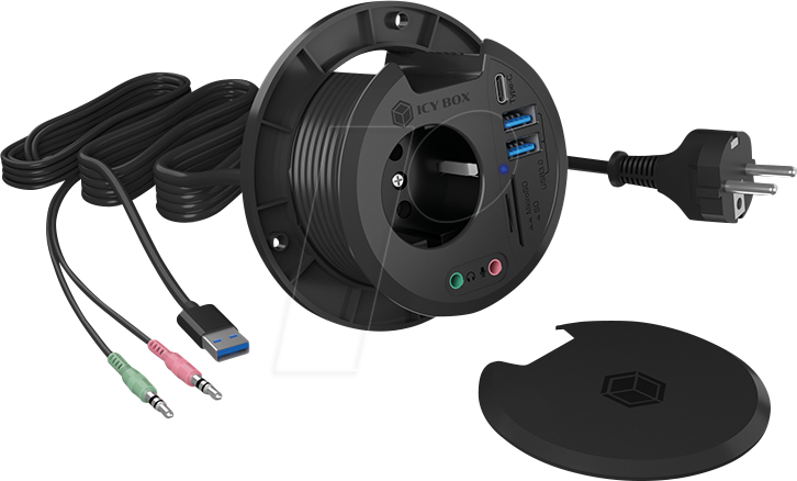 ICY HUB1430-CR - USB 3.2 Gen 1 Multiport Tisch-Hub