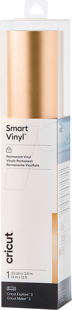 CRICUT 2008658 - Vinylfolie, Permanent, 330 mm x 3660 mm, mat champagne