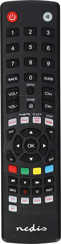 N TVRC2340BK - Universal-Fernbedienung, Vorprogrammiert