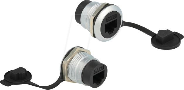 DELOCK 86967 - RJ45 Cat.6 Einbaubuchse, 23,5 mm