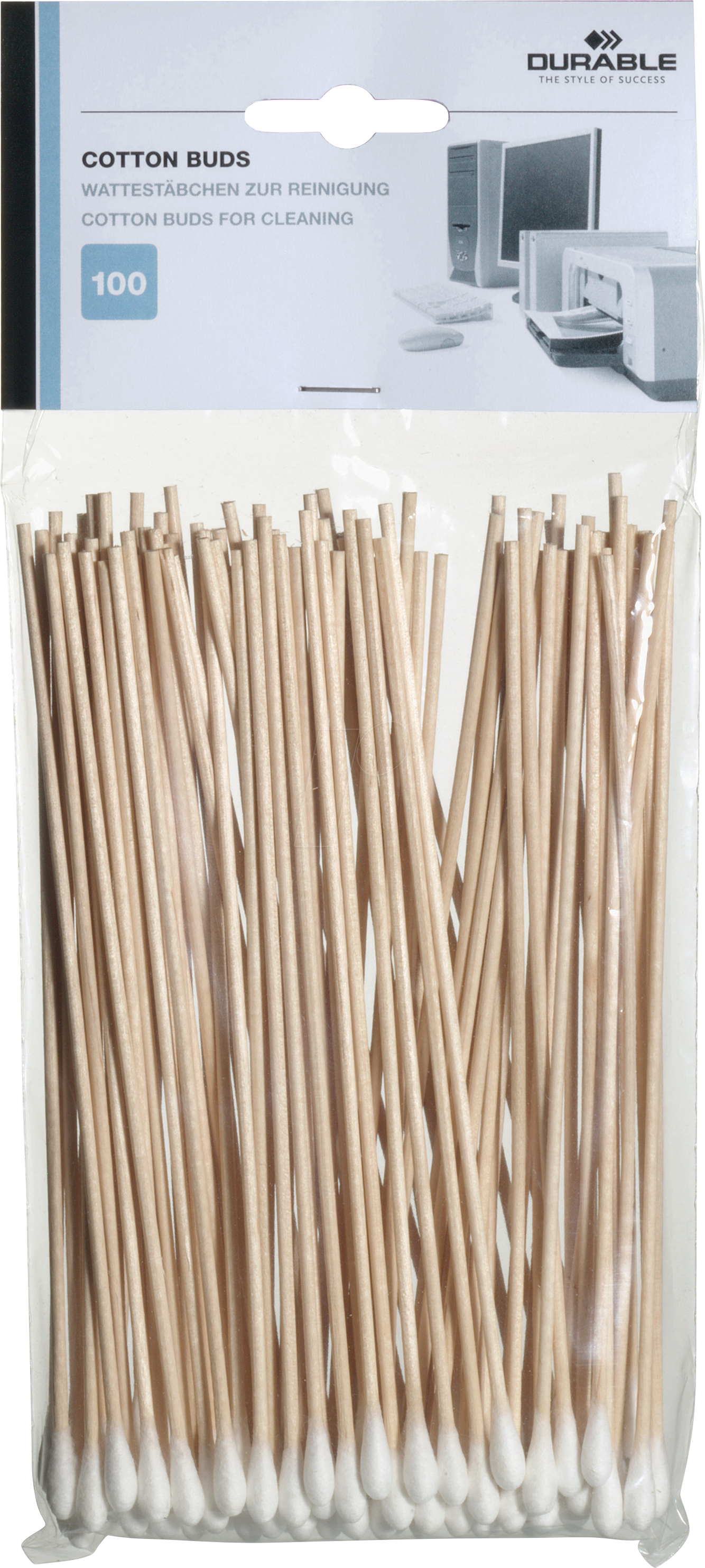 DURABLE 578902 - Reinigungsstäbchen, 100 Stück