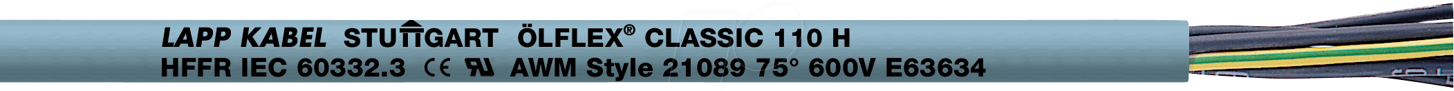 CL10H 4G0,5-100 - Steuerleitung CLASSIC 110H, 4 x 0,5 mm, 100 m, mit PE