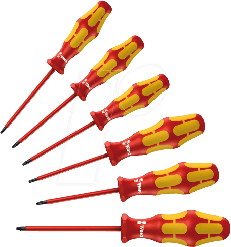 Thumbnail - WERA 05133356001 - Schraubendrehersatz Kraftform Plus, gemischt, 6-teilig