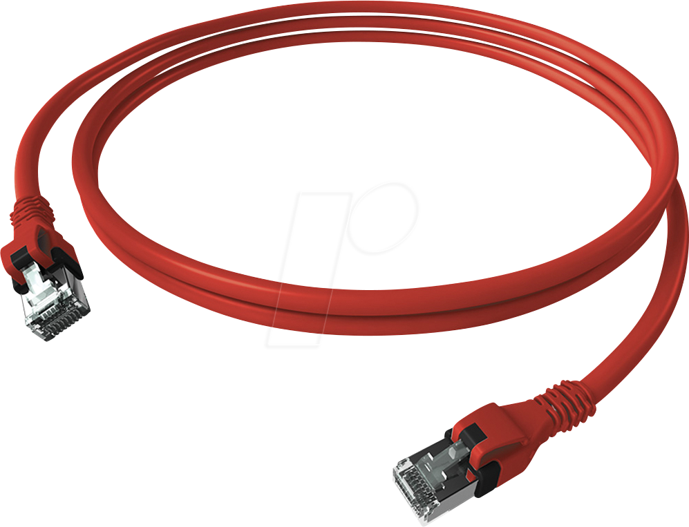Thumbnail - CPP1ORARAR0100 - Cat.6a Patchkabel, DualBoot, PushPull, S/FTP, rot, 10 m